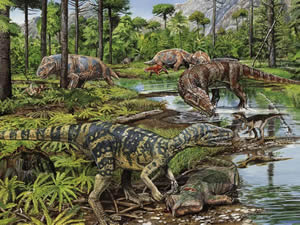 Origen y evolución de los dinosaurios » DINOSAURIOPEDIA